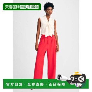 Leg Wide Mizrahi 美国奥莱直发 Pant pink Pleated 自营Isaac