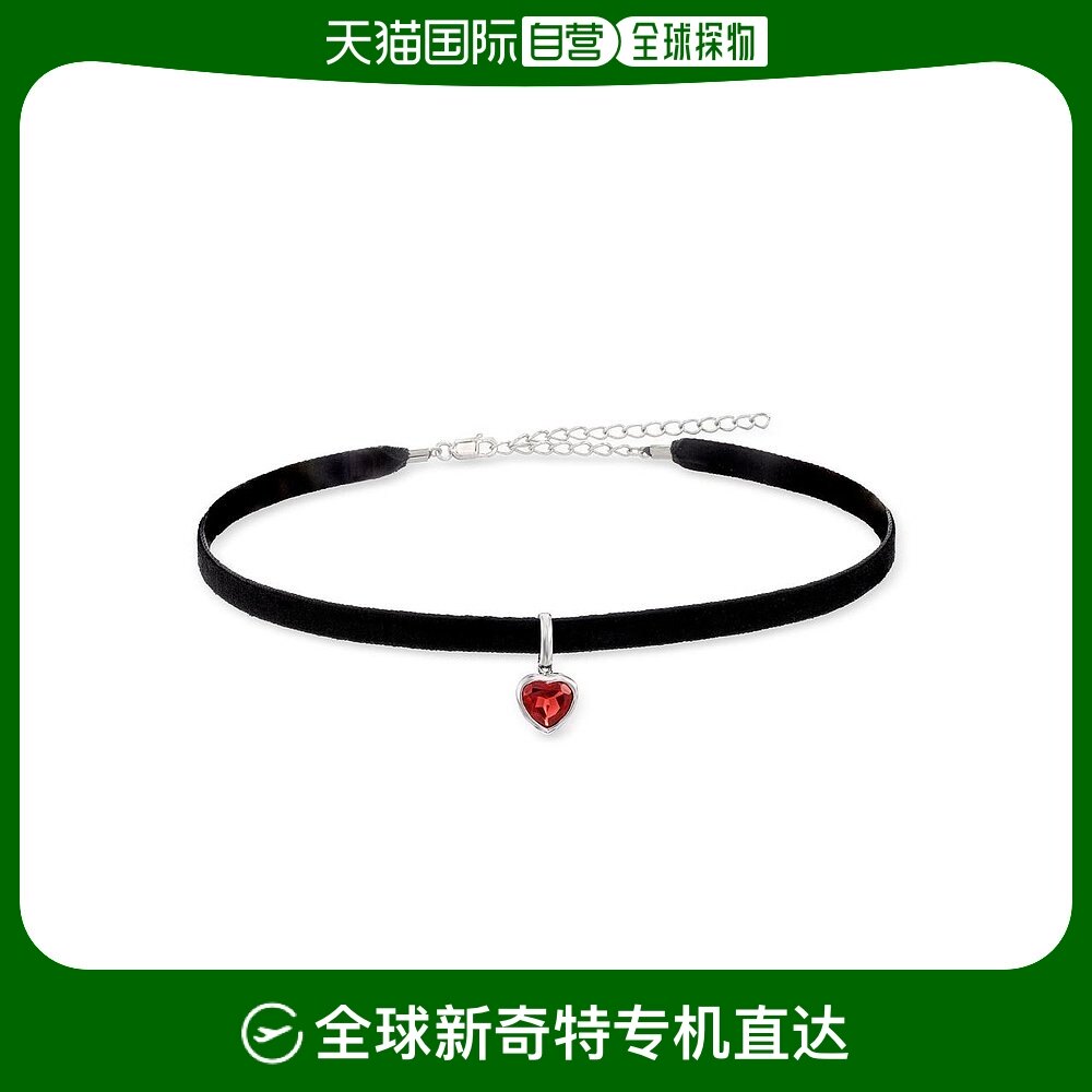 美国直邮ross-simons 通用 项链天鹅纯银宝石天然吊坠项圈珠宝