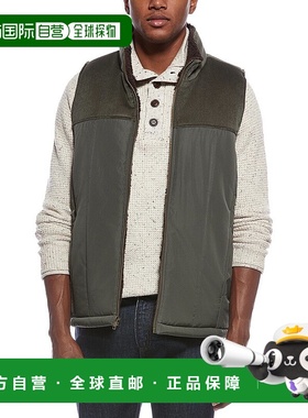 自营WEATHERPROOF VINTAGE Sherpa Lined Mixed Media Puffer Ves