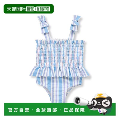 自营Habitual Smocked Garden Swim - blue 美国奥莱直发