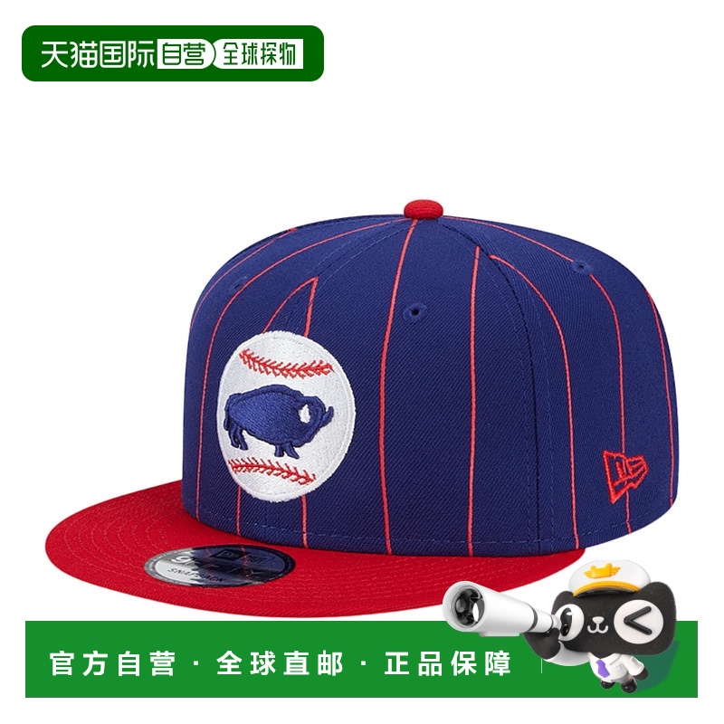 自营 New Era Buffalo Bisons 复古细条纹 9FIFTY 棒球帽 6030567