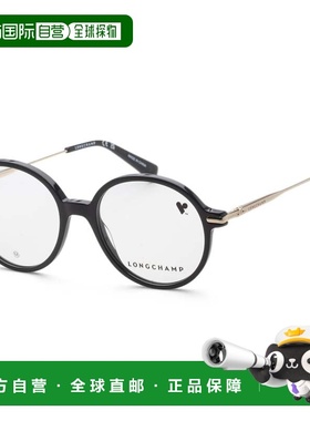 自营Longchamp Women's 50 mm Black Opticals - black 美国奥莱