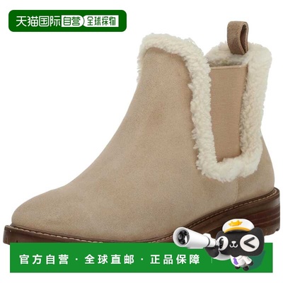自营Steve Madden Leopold Tan Suede Fur  LEOP02S1-TAN Women's