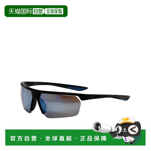 自营Nike男子Gale Force 71mm Obdsidian Racer蓝色太阳镜CW4668-