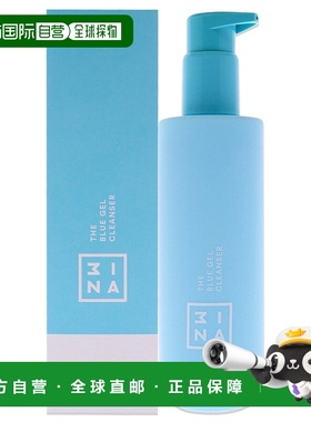 美国直邮3INA蓝色凝胶洁面乳女士洁面-200ml正品