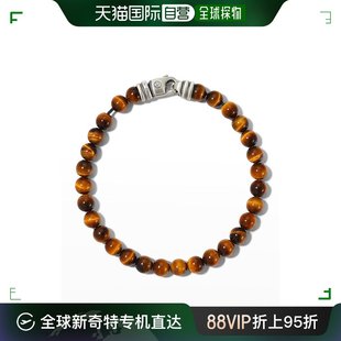 美国直邮 yurman david 男士 手镯纯银手链串珠珠子