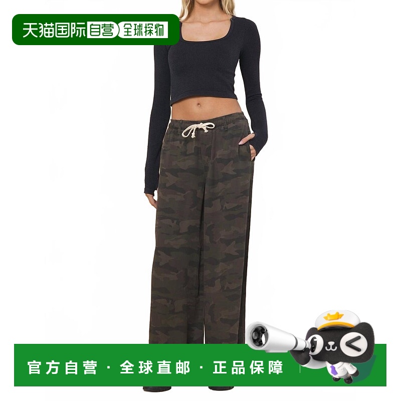 自营vintage havanaWomen's A Delight Wide Leg Pant In Camo -