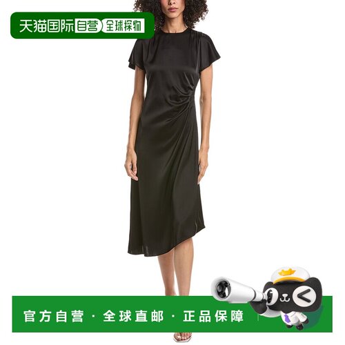 自营Theory Dolman中长款连衣裙-黑色 美国奥莱直发