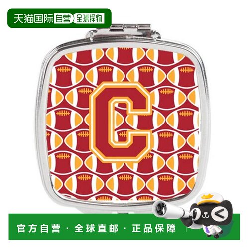 自营Carolines Treasures CJ1070-CSCM 字母 C 足球红衣主教正品