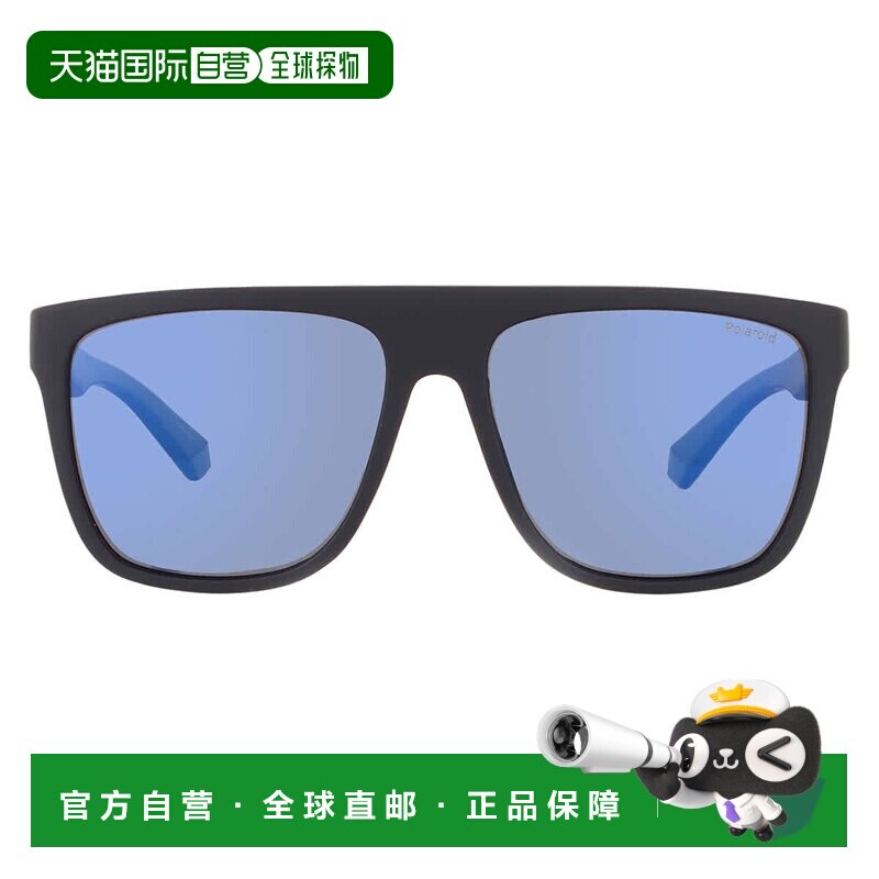 自营polaroid宝丽来偏光蓝色镜子方形男士太阳镜PLD 2162/S 00VK/