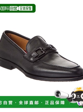 自营Bruno Magli Roberto Leather Loafer - black 美国奥莱直发