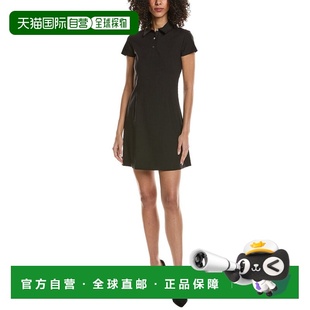 自营Theory Cap Sleeve Polo Dress - black 美国奥莱直发