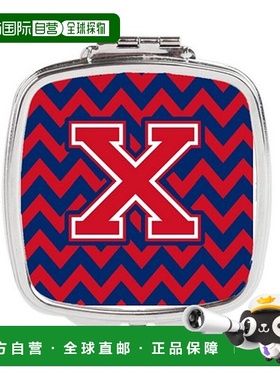 自营 Carolines Treasures CJ1054-XSCM Letter X Chevron Y正品