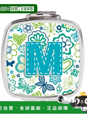 自营 Carolines Treasures CJ2006-MSCM 字母 M 花朵和蝴蝶正品