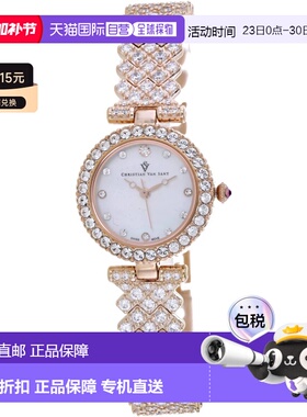 自营Christian Van Sant Women's Romana White Dial Watch - whi