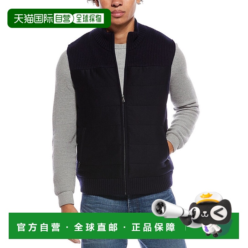 自营Amicale Cashmere Channel Quilted Wool & Cashmere-Blend S