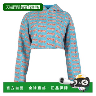 蓝色 zinko快乐印花连帽衫 美国奥莱直发 natasha 自营