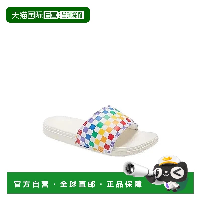 自营Vans La Costa VN0A5HTO196 Sandals Kids White Multi Check