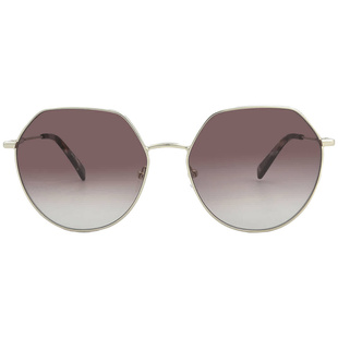 Ladies Irregular Brown LO154S 727 Sunglasses 自营Longchamp
