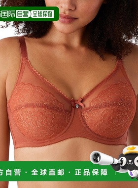 自营Wacoal Retro Chic Full Figure Underwire Lace Bra Womens