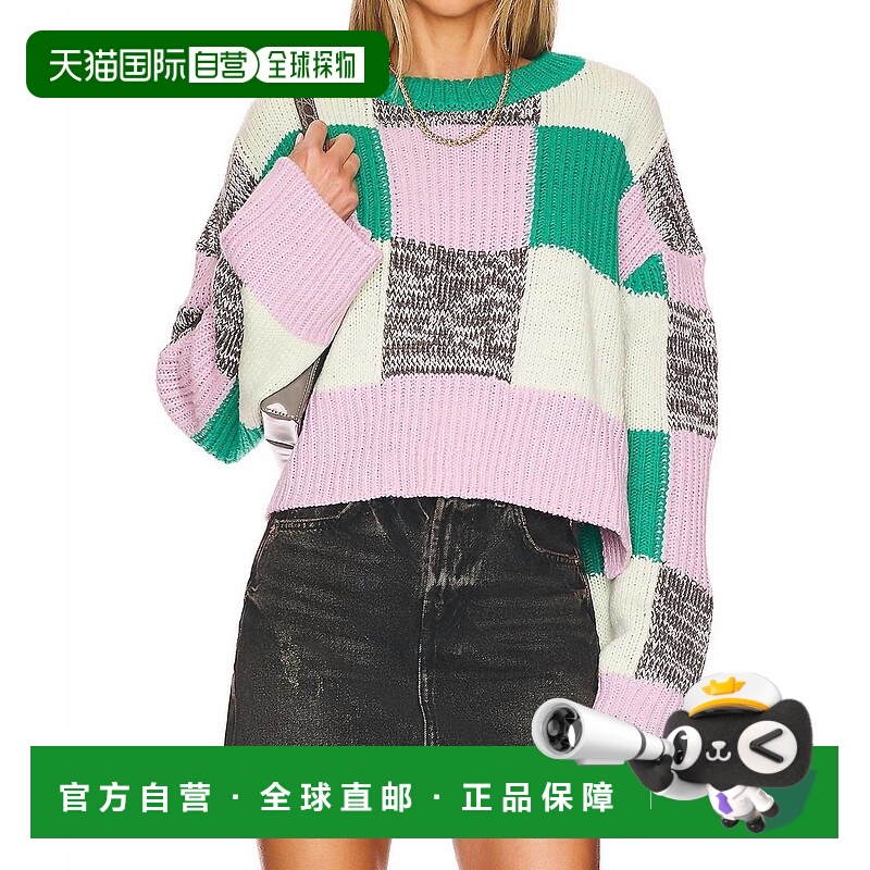 自营for love & lemonsFinley Knit Sweater In Green - green 美