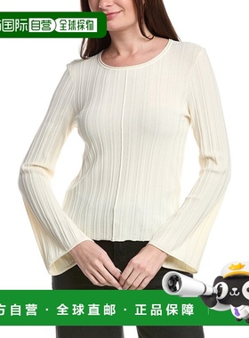 自营1.STATE Ribbed Top - white 美国奥莱直发