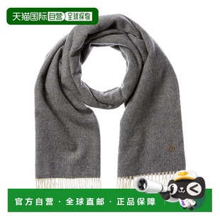 美国奥莱直发 灰色 自营Bruno Magli羊绒围巾