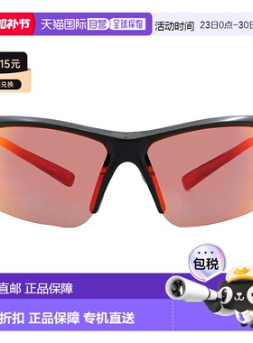 自营Nike Red Mirror Wrap Men's Sunglasses NIKE SKYLON ACE M