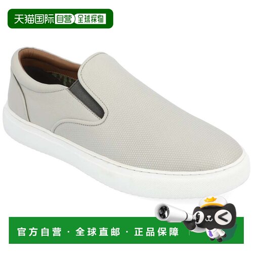 自营Thomas & Vine Conley Slip-on Leather Sneaker - light gre