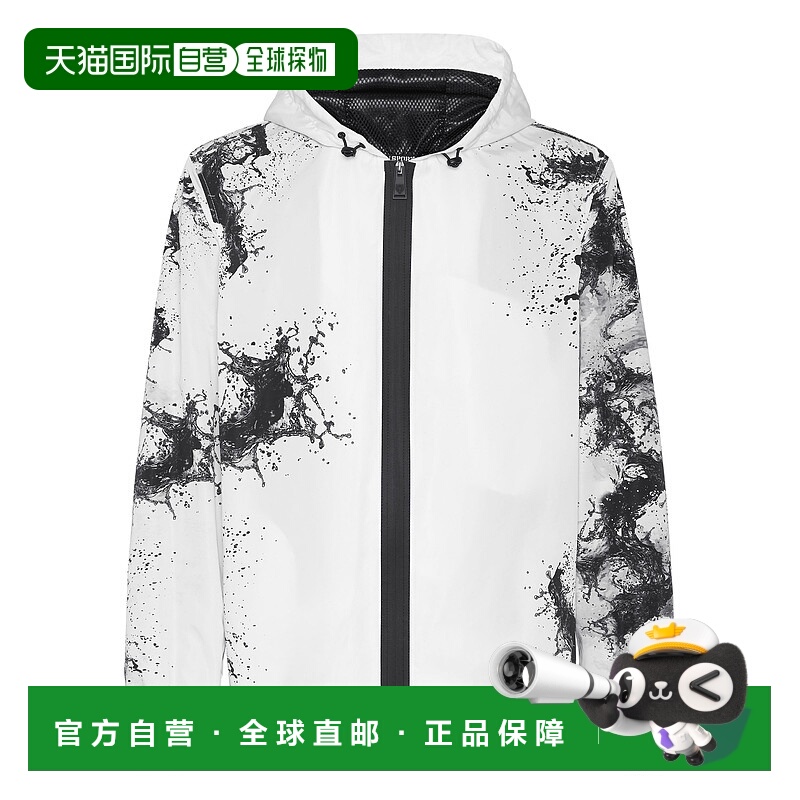 自营 plein sport尼龙防风衣 Splash Extreme - 白色 / 黑色 美国