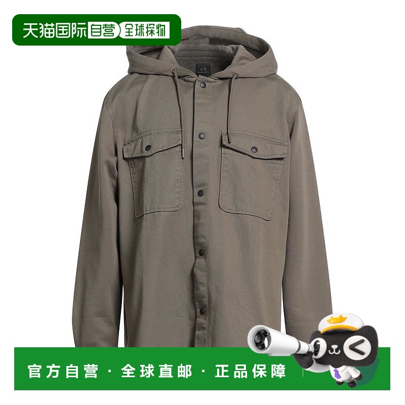 1h可退 【美国直邮】armani exchange 男士 夹克衫针织外套