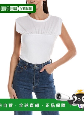 自营rag & bone Jersey Banded Top - white 美国奥莱直发上衣