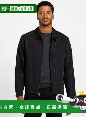 自营guessKristoff Full-Zip Collared Blazer - jet black multi