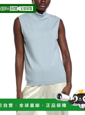 自营Lafayette 148 New York Turtleneck Shell - blue 美国奥莱