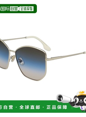 自营Victoria Beckham Metal Women's Sunglasses - gold 美国奥