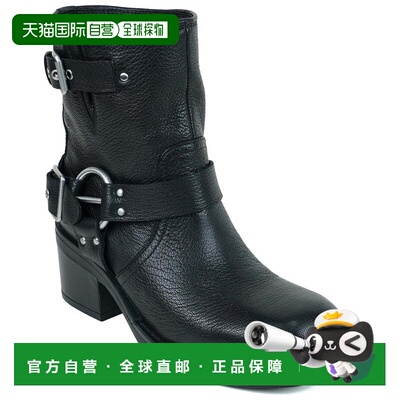 自营Kenneth Cole New York Stride Leather Bootie - black leat
