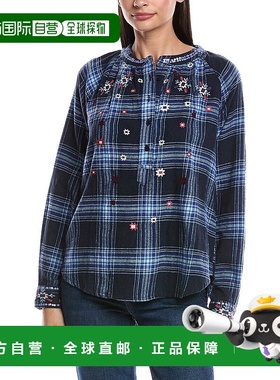 自营 anna kay安娜 凯衬衫-蓝色 美国奥莱直发