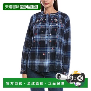 蓝色 自营 凯衬衫 kay安娜 美国奥莱直发 anna