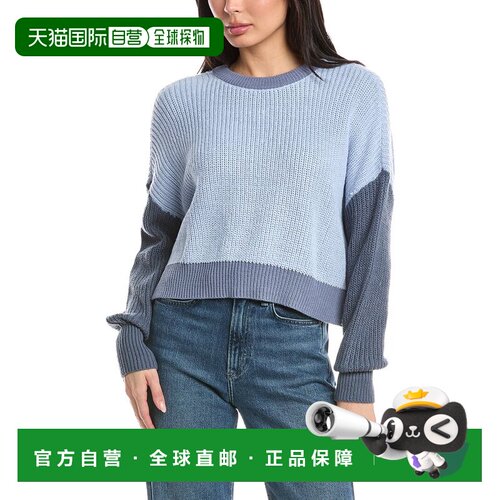 自营rd styleRD风格Rumer圆领套头衫-蓝色 美国奥莱直发