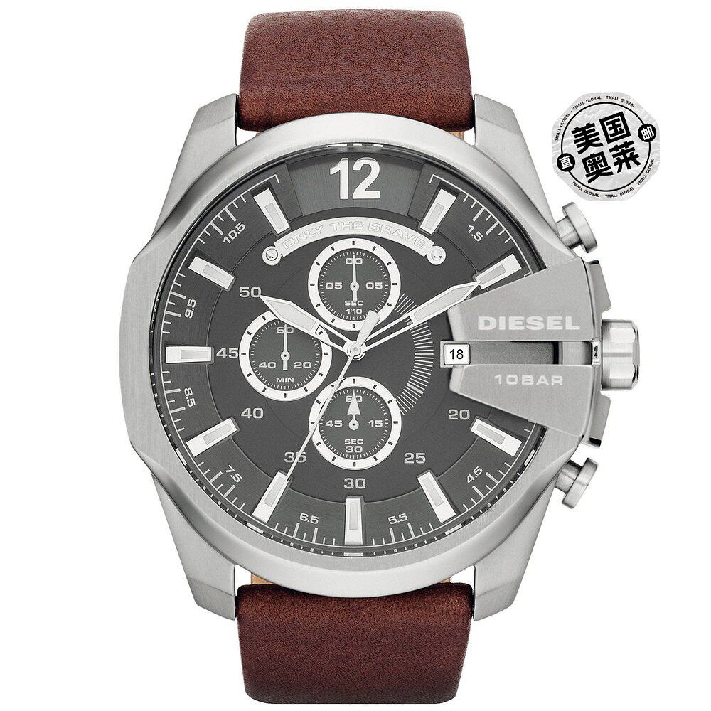 diesel 男士手表 黑色迪赛 【美国奥莱】直发