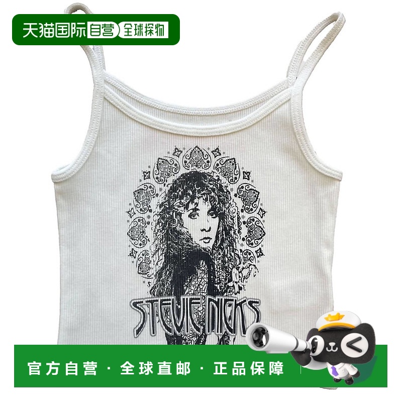 自营 rowdy sprout女孩Stevie Nicks白色背心 美国奥莱直发
