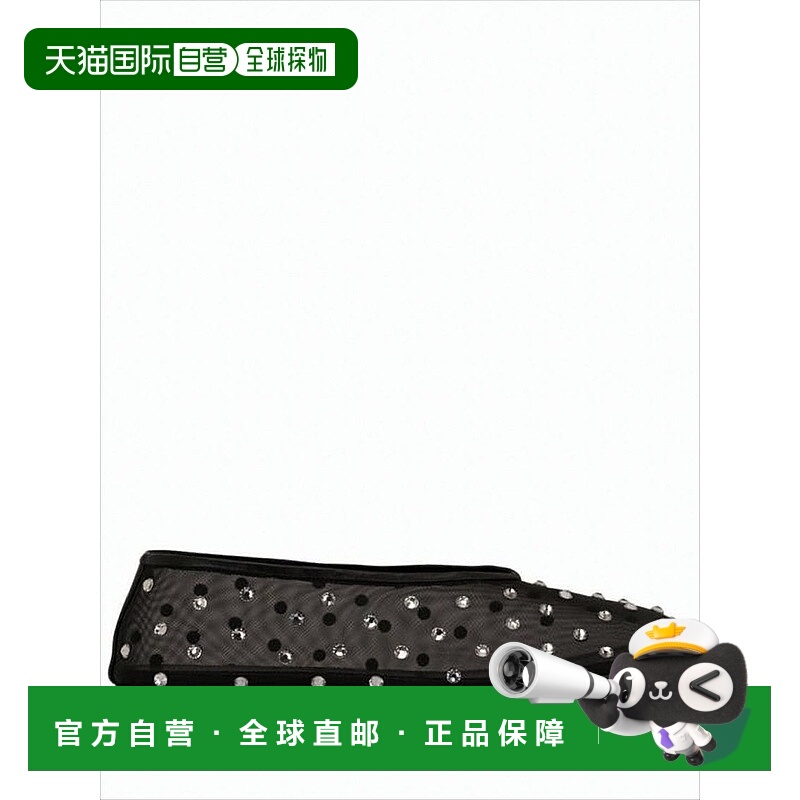 自营khaitePointed Toe Flat Shoes With Silver-Tone Studs - wh