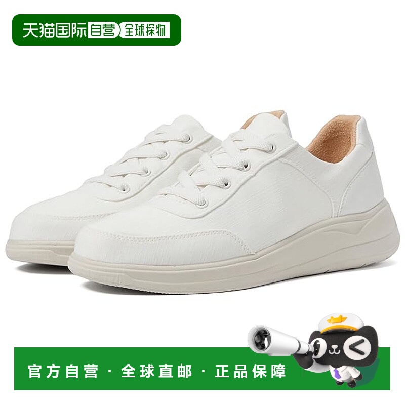 1h可退 香港直邮潮奢 bzees 女士 Time 方形便鞋 white白色 舒适