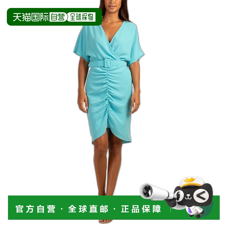 自营 Trina Turk Zest 真丝连衣裙 - 蓝色 美国奥莱直发