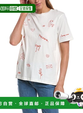 自营Ichi Ihmajou Crewneck Short Sleeve T-Shirt - white 美国