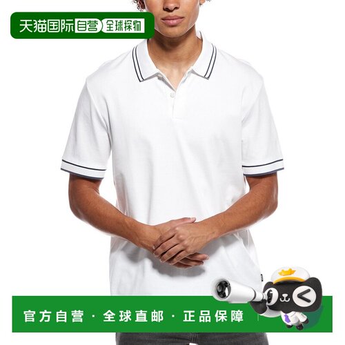 自营Hugo Boss Parlay polo衫-白色 美国奥莱直发
