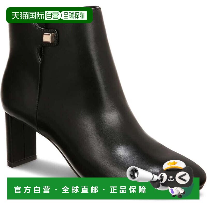 自营Alfani Paam Boots Women's Black Faux Leather Almond Toe图片