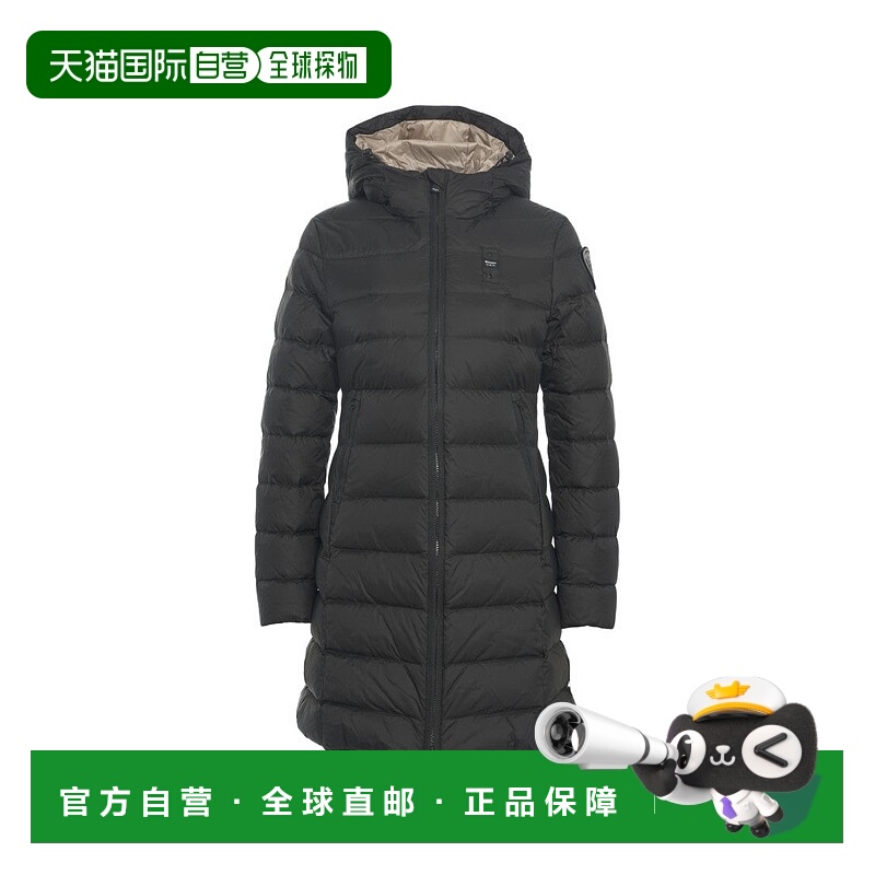 自营blauerQuilted Down Coat With Integrated Hood And Two-Way
