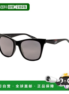 自营 Fila女式53毫米黑色太阳镜-黑色 美国奥莱直发