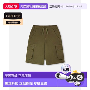 自营deux par deuxStretch Twill Bermuda with Cargo Pockets Da